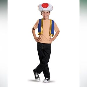 Disguise Kids Toad Costume (Hat and Vest)
